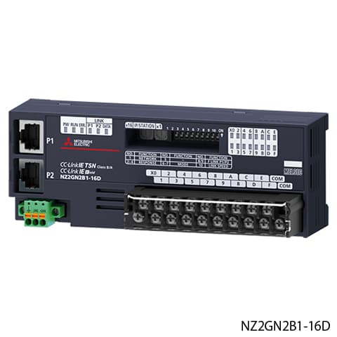 NZ2GN2B1-16D - DC input: 16 points, 24 V DC 6.6 mA, response time: 0/0.2/1/1.5/5/10/20/70 ms, 16…