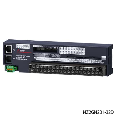 NZ2GN2B1-32D - DC input: 32 points, 24 V DC 6 mA, response time: 0/0.2/1/1.5/5/10/20/70 ms, 32…