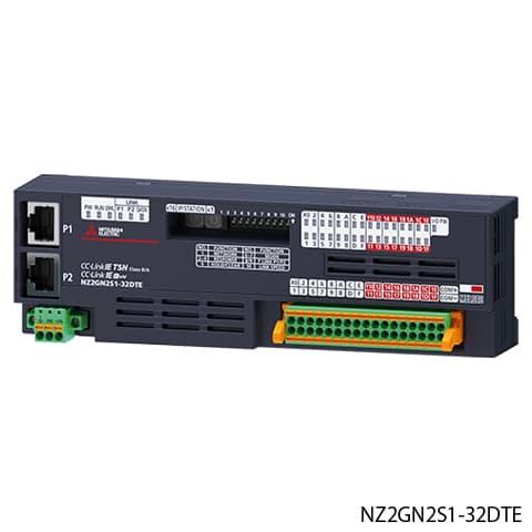 NZ2GN2S1-32DTE - DC input: 16 points, 24 V DC, 6 mA, response time: 0/0.2/1/1.5/5/10/20/70 ms, 16…