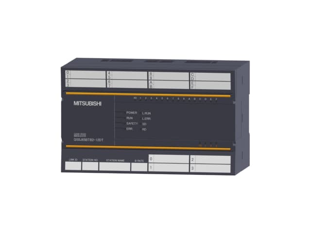 QS0J65BTB2-12DT - DC input: 8 points (double input), 16 points (single input), 24 V DC, 4.6 mA,…