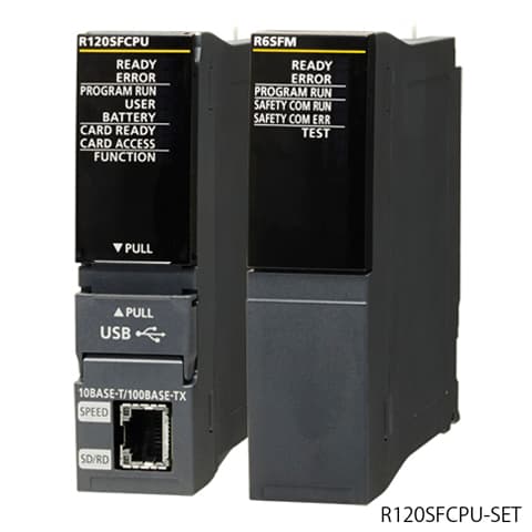 R32SFCPU-SET - Number of I/O points: 4096, program capacity: 320K steps (general control), 40K…