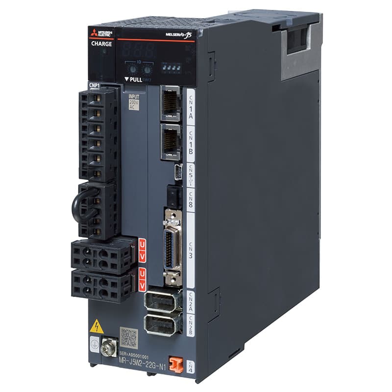 MR-J5W2-44G-N1 - EtherCAT®-compatible servo amplifier, 0.4 kW, 3-phase or 1-phase 200 V AC to 240…