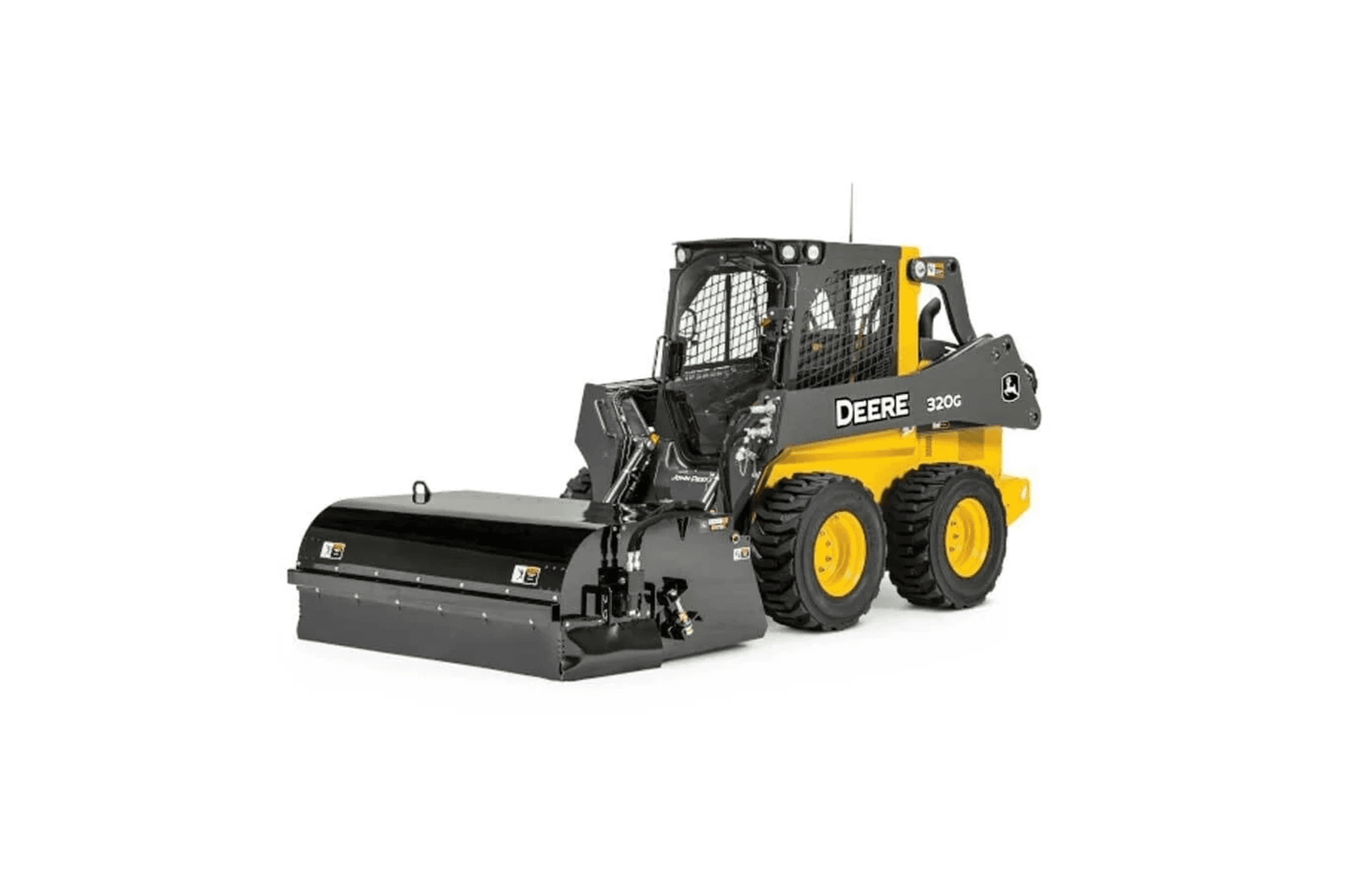 BR84C Rigid Pick-Up Broom Compact Equipment Attachment