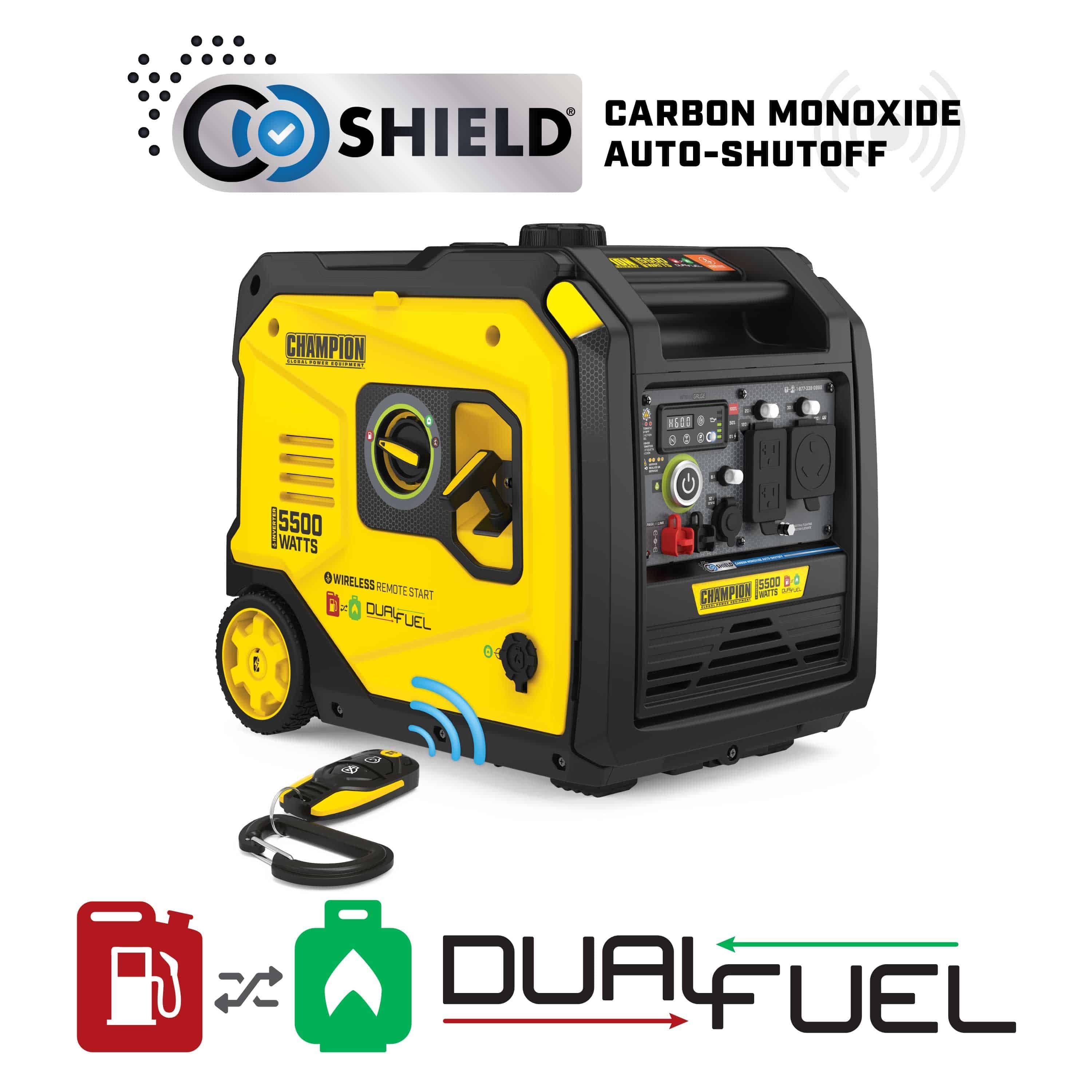 5500W Wireless Start Dual Fuel Inverter