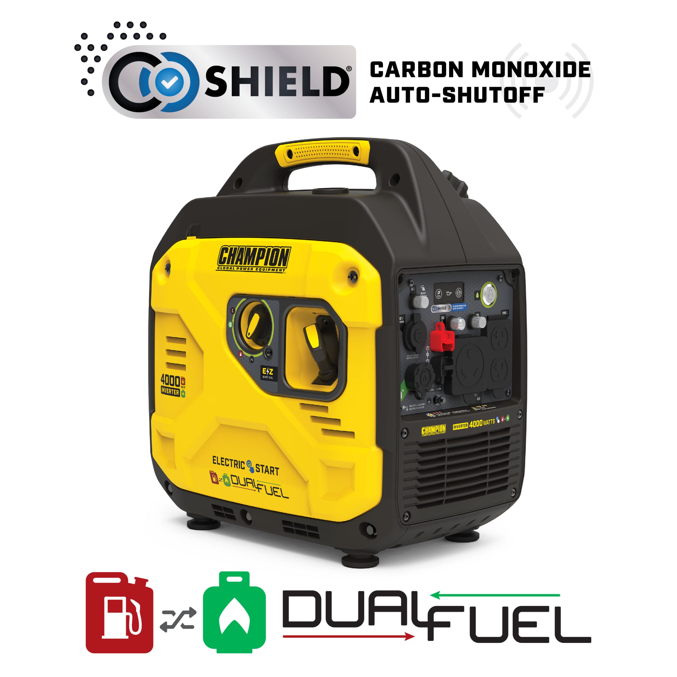 4000W Electric Start Dual Fuel Inverter