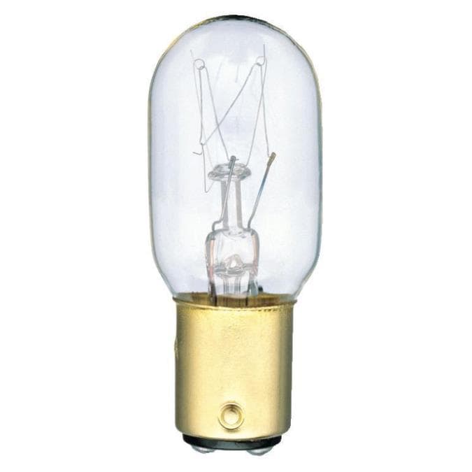 25 Watt T8 Incandescent Clear D.C. Bayonet Base, 120 Volt, Card
