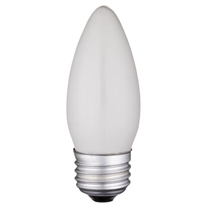 25 Watt B11 Torpedo Incandescent Frost E26 (Medium) Base, 120 Volt, Card (2-Pack)