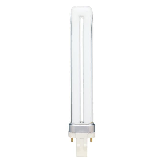 13 Watt Twin Tube CFL Warm White GX23 Base, Card