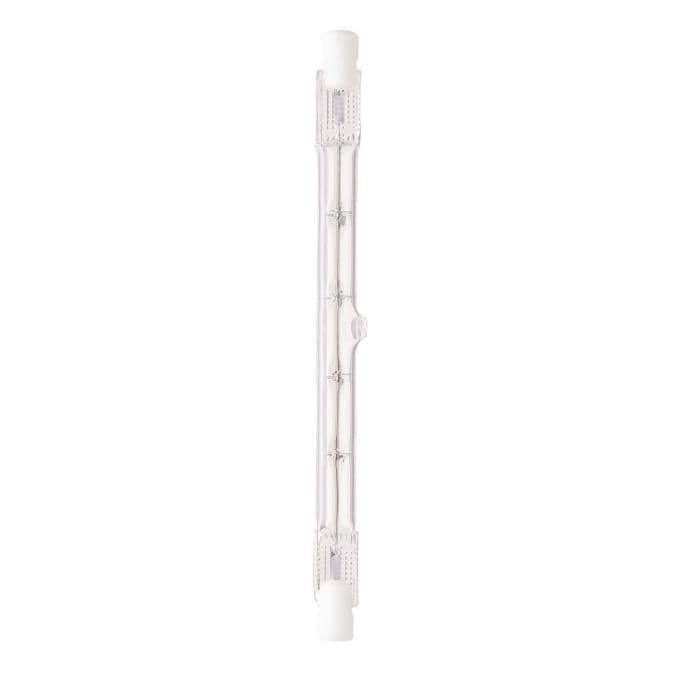 500 Watt T3 Halogen Rough Service Double-Ended Clear RSC Base, 130 Volt, Card