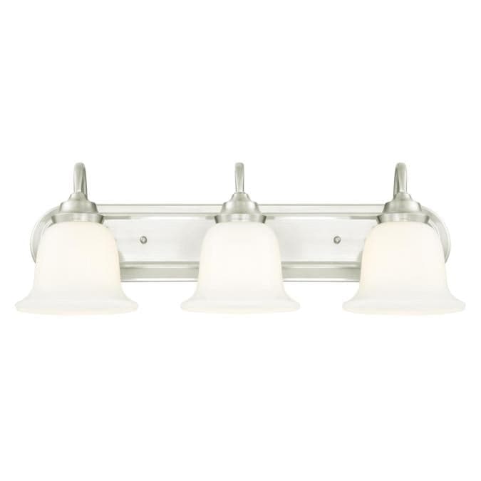 Harwell Three-Light Indoor Wall Fixture, Brushed Nickel Finish