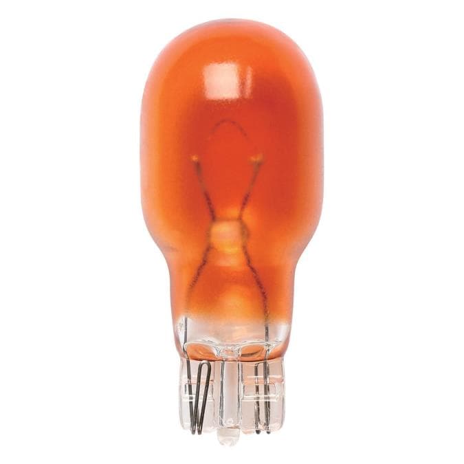 4 Watt T5 Incandescent Landscape Low Voltage Amber Wedge Base, 12 Volt, Card (2-Pack)