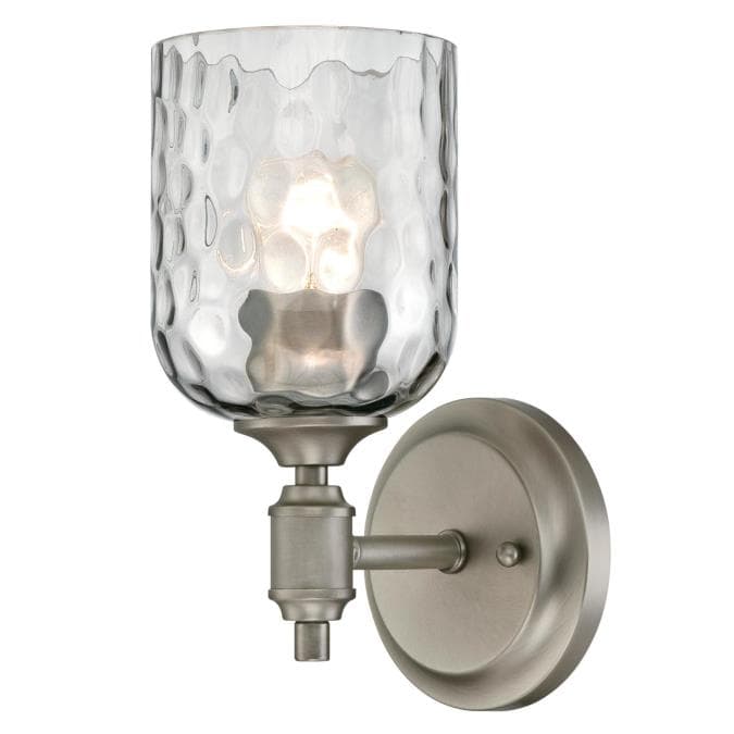 Basset One-Light Indoor Wall Fixture, Dark Pewter Finish