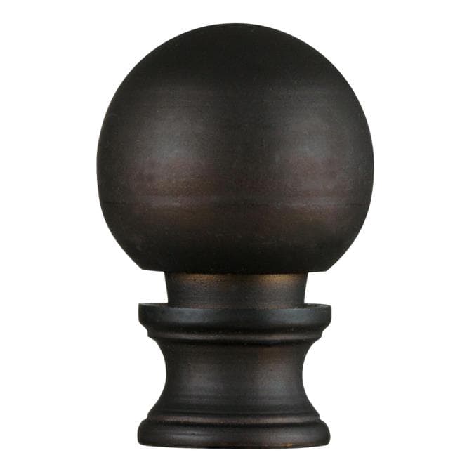 Classic Ball Lamp Finial, Oil Rubbed Bronze Finish