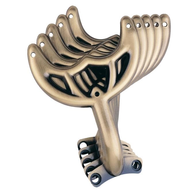 52-Inch Replacement Fan Blade Arm Set, Antique Brass Finish