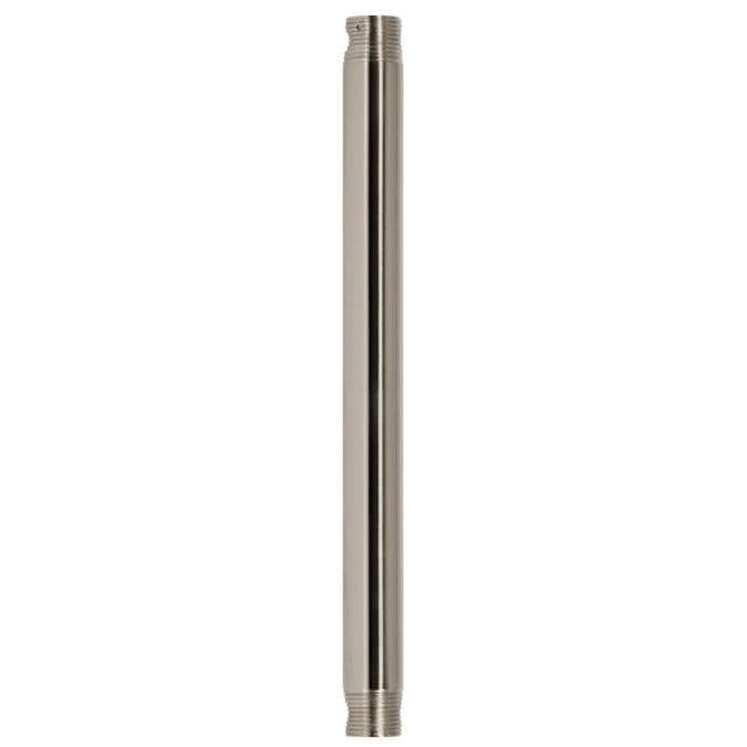 3/4 ID x 12-Inch Downrod, Brushed Nickel Finish