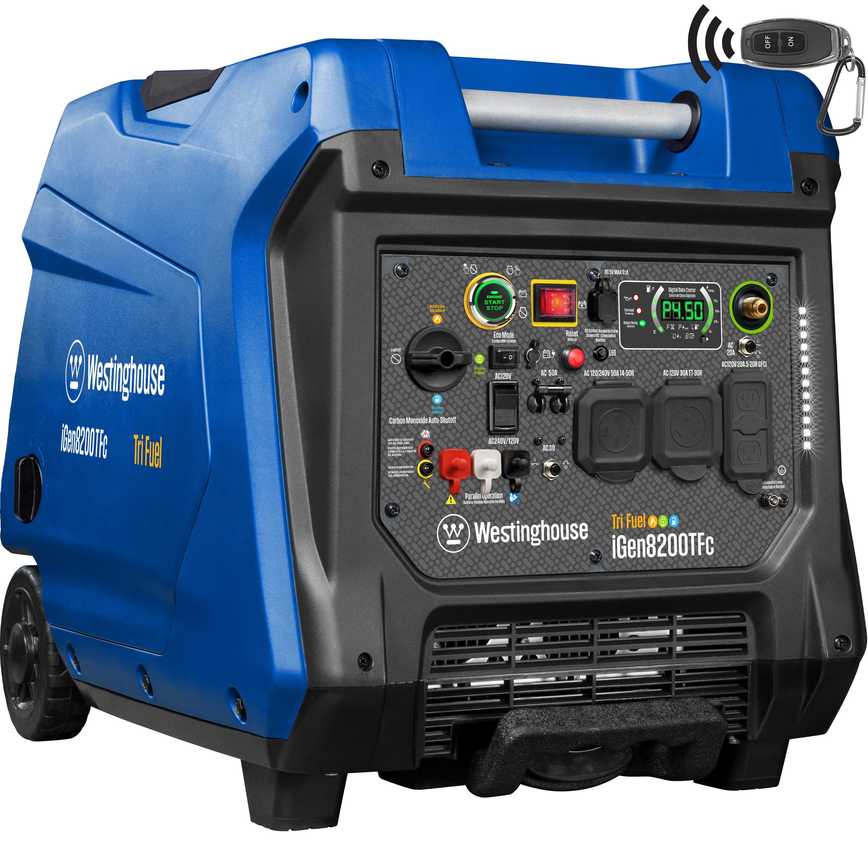 iGen8200TFc Inverter Generator - Tri-Fuel with CO Sensor