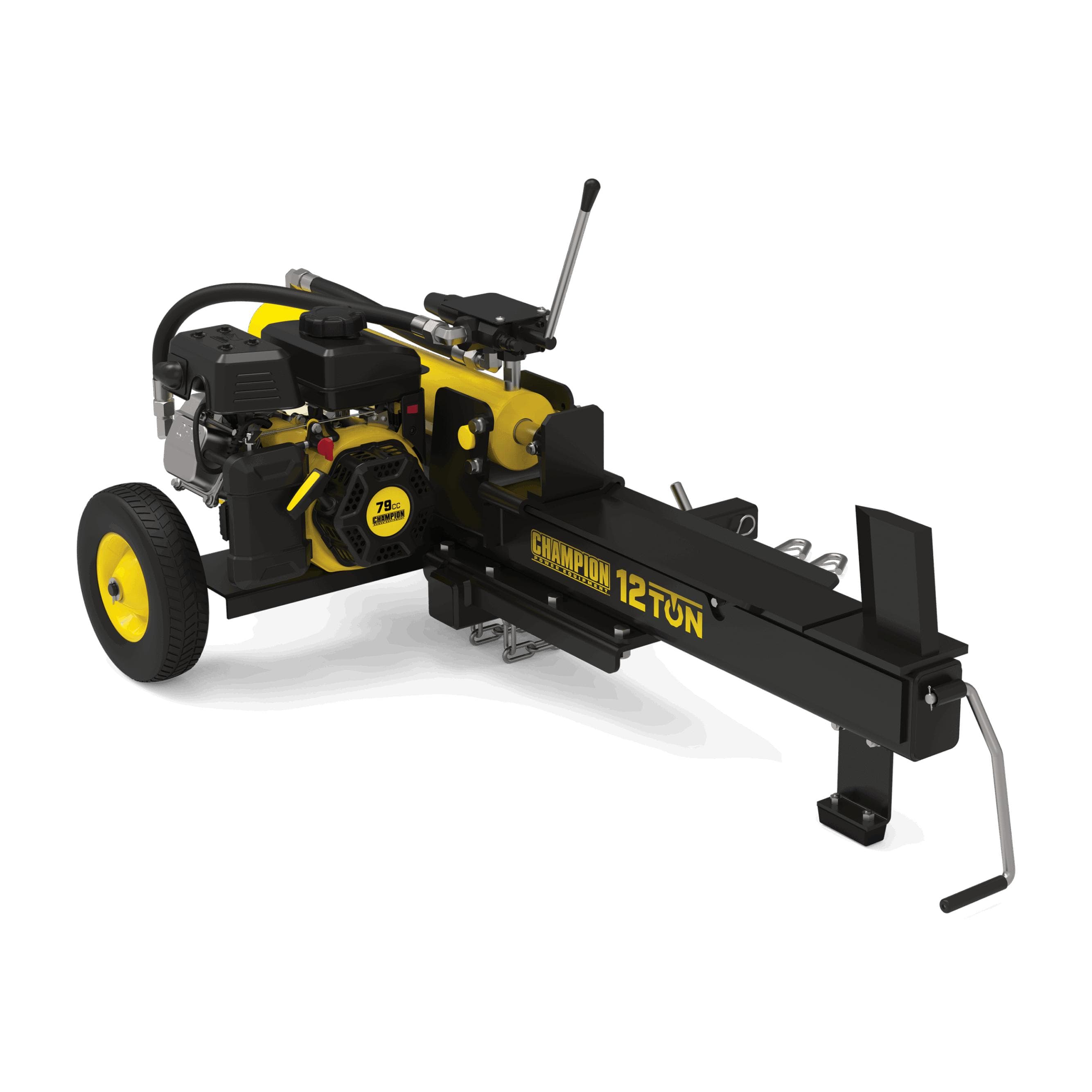 12T Log Splitter with Hitch Adapter