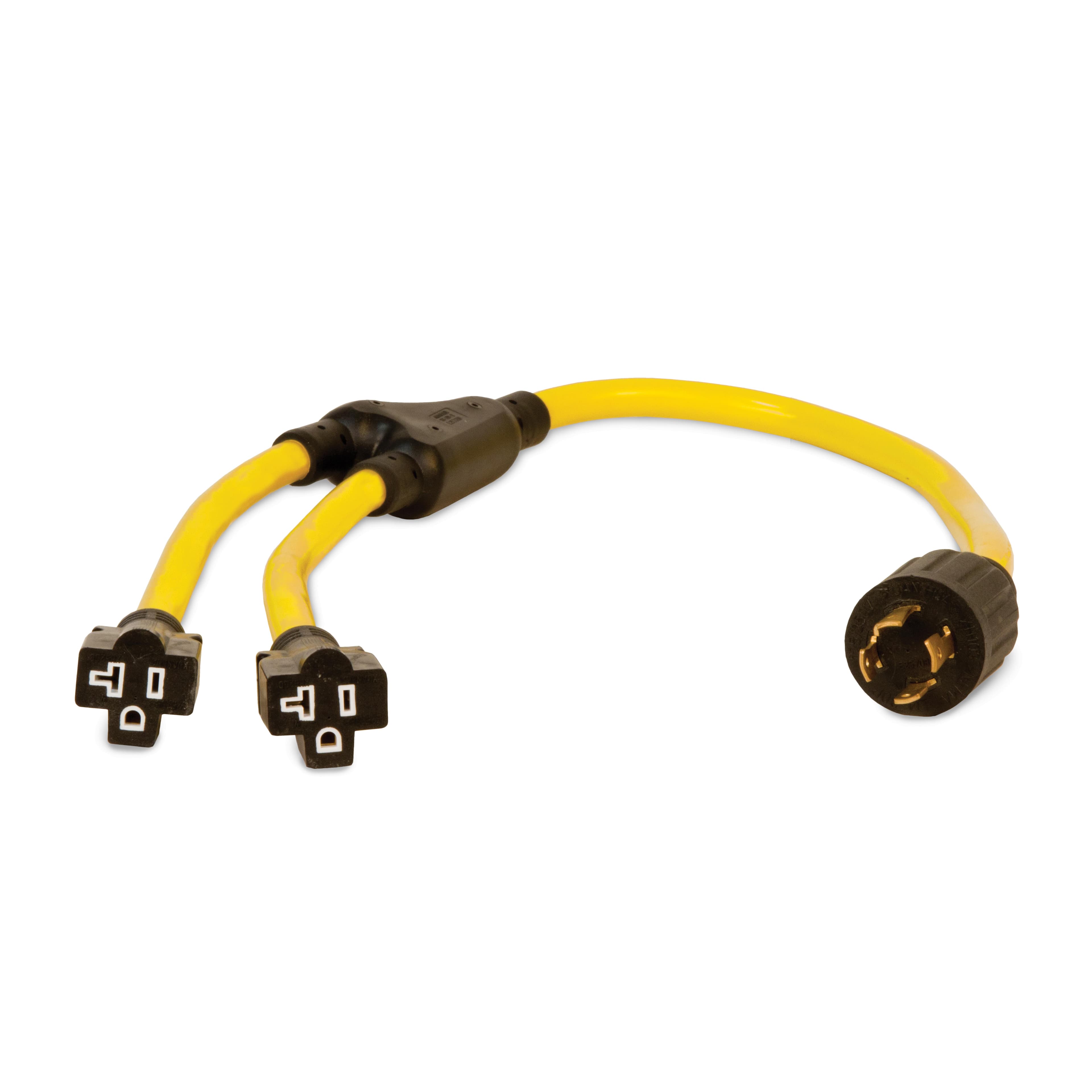 3 ft. 30A 125/250V Generator Y-Adapter Cord