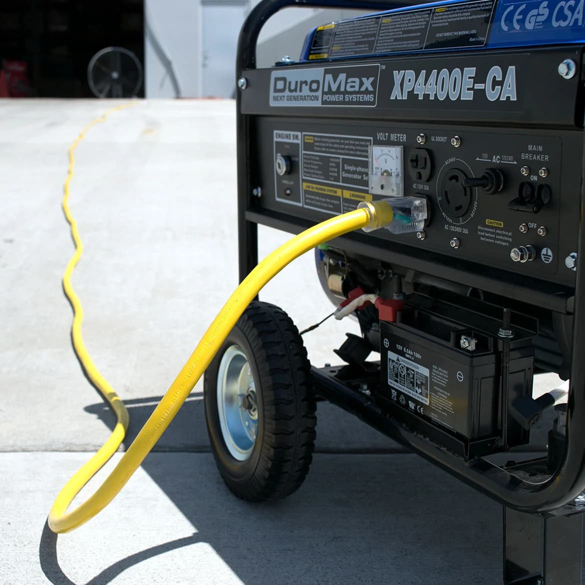 50-Foot 12 Gauge Triple Tap Extension Power Cord