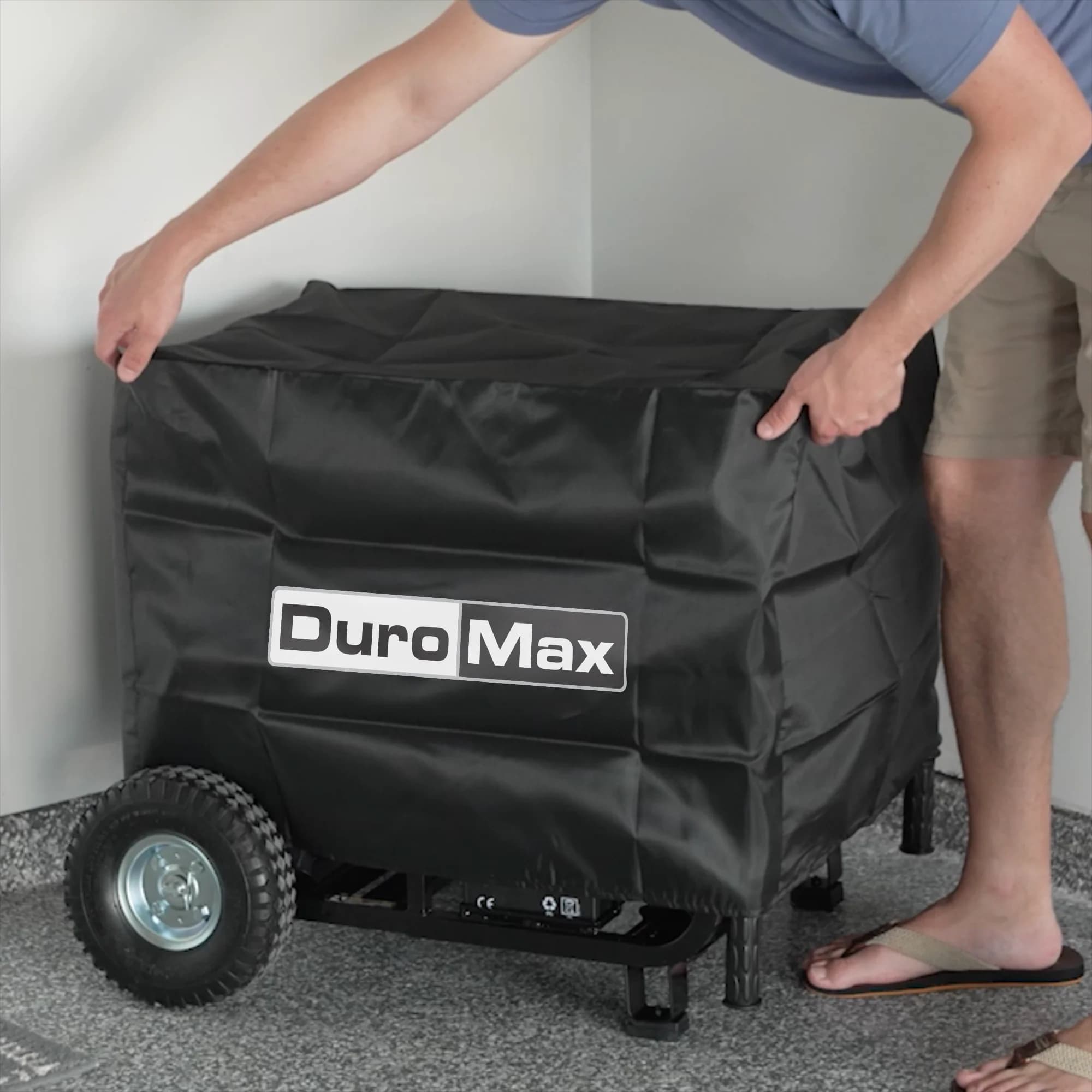 Small Weather Resistant Portable Generator Dust Guard Cover