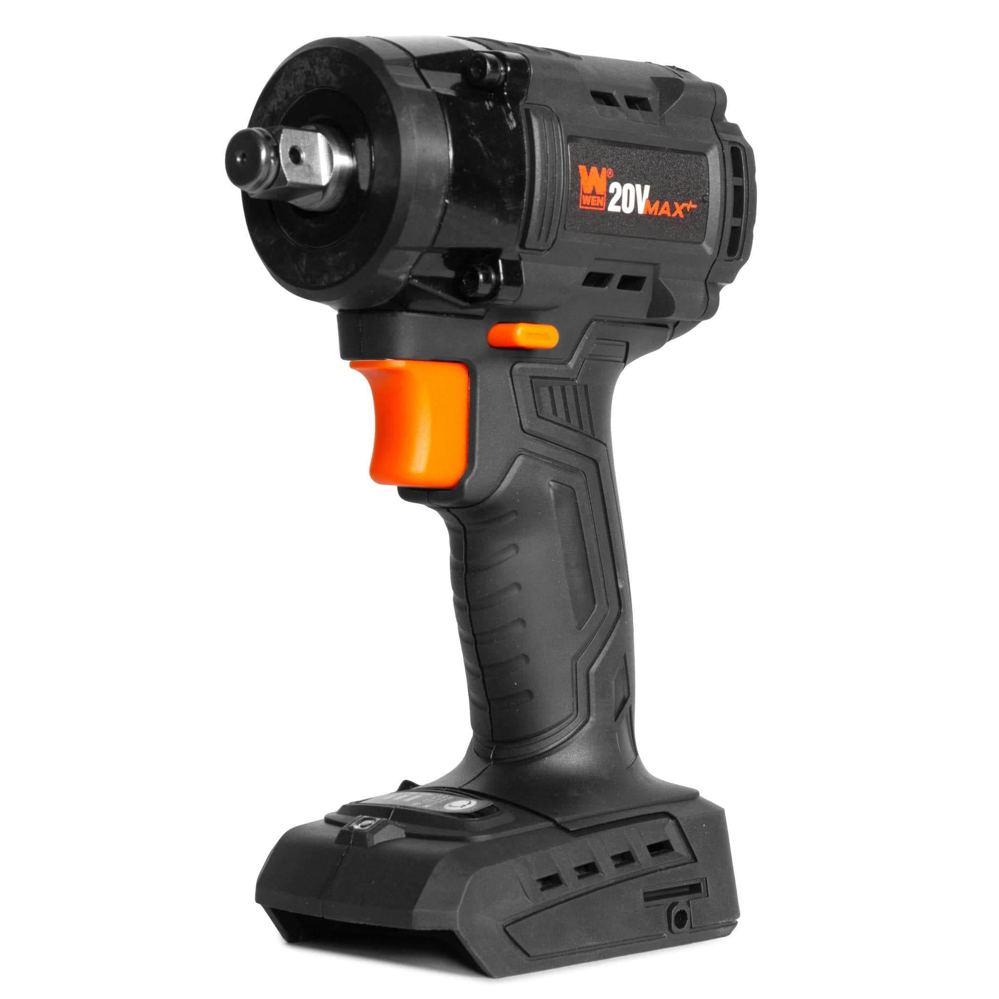 WEN 20108BT 20V Max Brushless Cordless Compact 1/2-Inch Impact Wrench with SmartStop (Tool Only