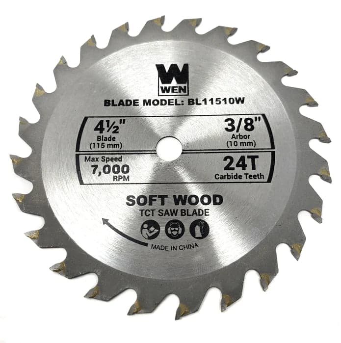 [BL11510W] Blade, Tct, 115Mm (24T) (3/8" Arbor) for WEN 3625