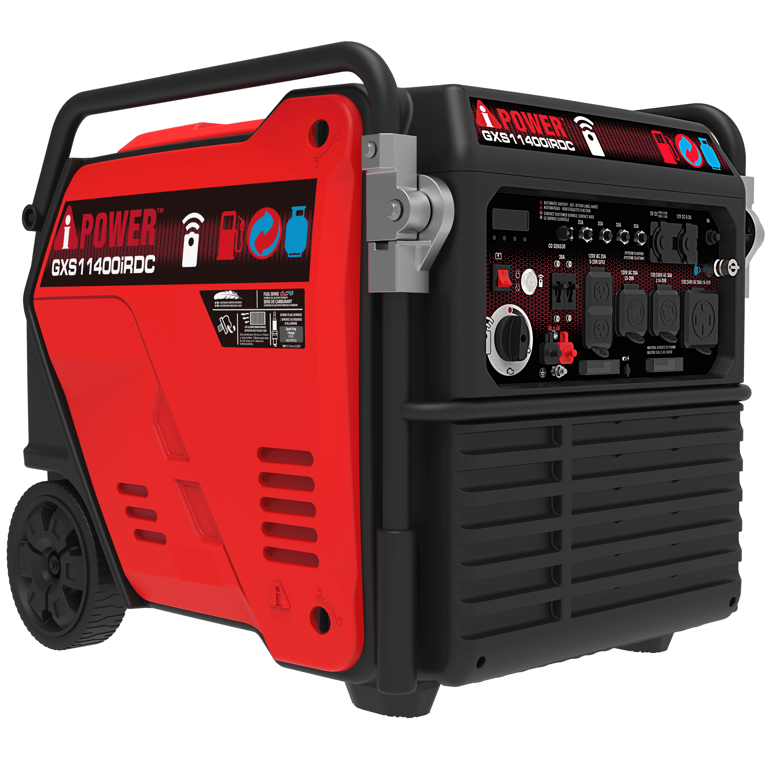 11400 Watt Dual Fuel Inverter Generator with Remote Start GXS11400iRDC