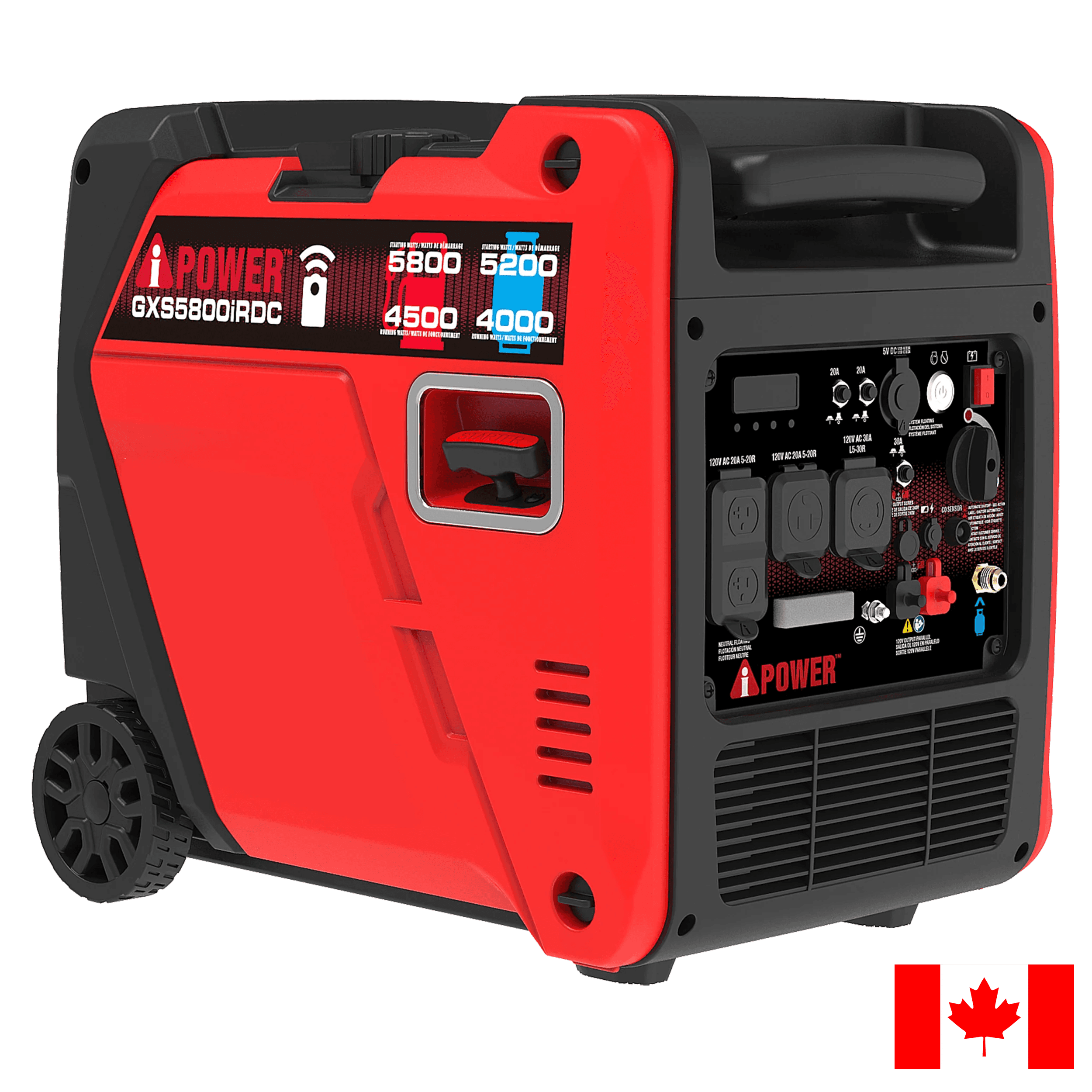 5800 Watt Dual Fuel Inverter Generator with Remote Start GXS5800iRDC