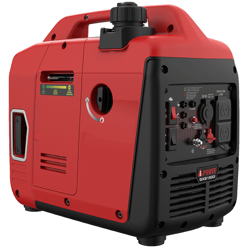 AiPower GXS1500i 1500-Watt Gasoline Portable Inverter Generator with CO Sensor Shutdown