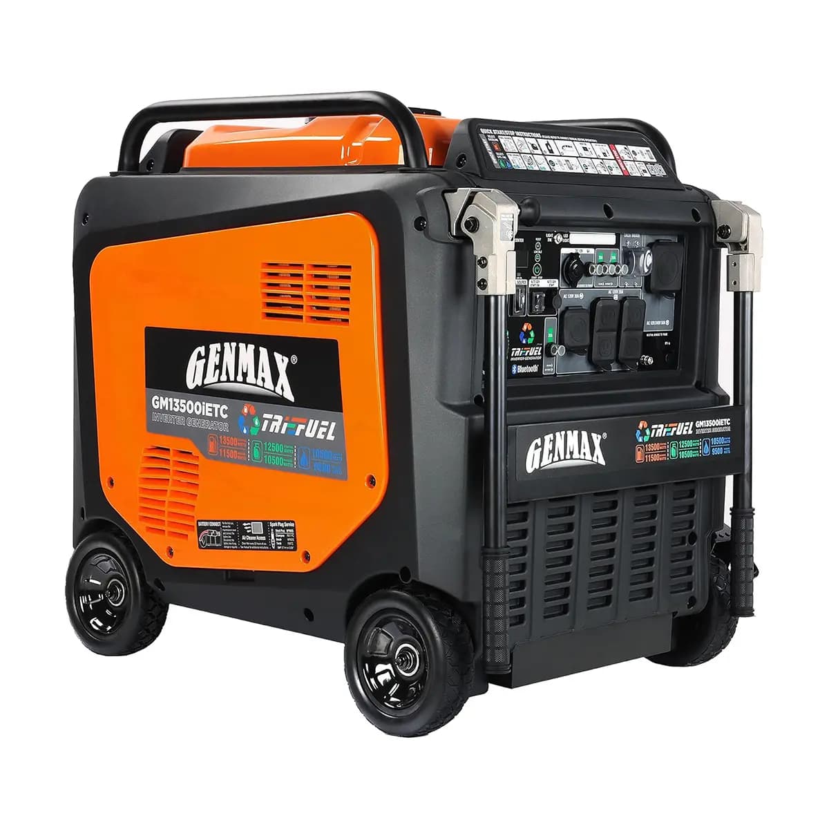 GENMAX GM13500iETC 13500W Tri-Fuel Inverter Generator（2026 Model ）— 50A Outlet