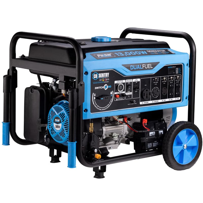 13,000 Watt Dual-Fuel Portable Generator with CO Sentry