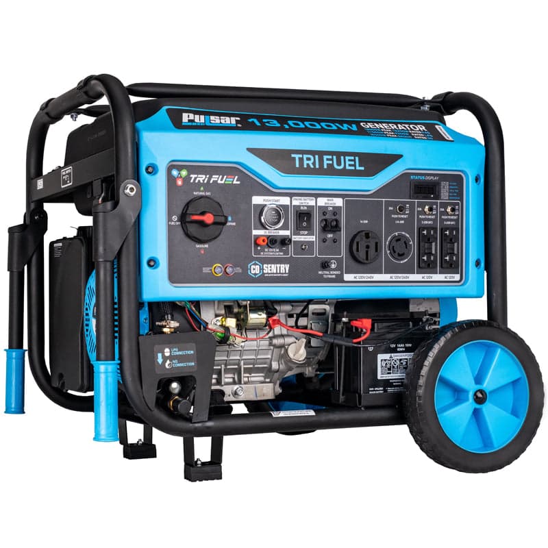 13,000 Watt Tri-Fuel Portable Generator with CO Sentry
