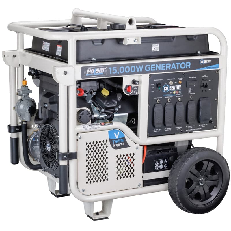 15,000 Watt Dual-Fuel Portable Generator with CO Sentry