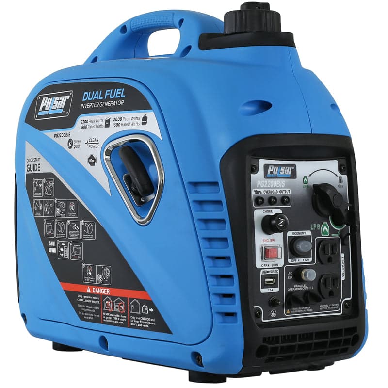 2,200 Watt Dual-Fuel Inverter Generator