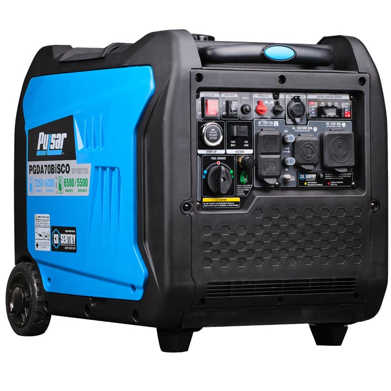 7,250 Watt Dual-Fuel Inverter Generator with CO Sentry