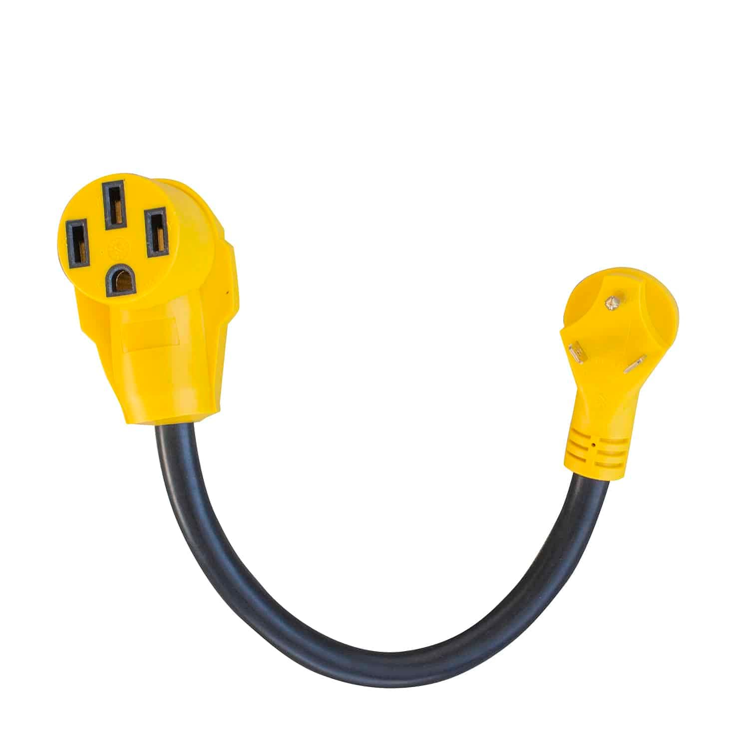 18 inch 125V 30 Amp Male to 50 Amp Female Dog-bone RV Camper Power Cable