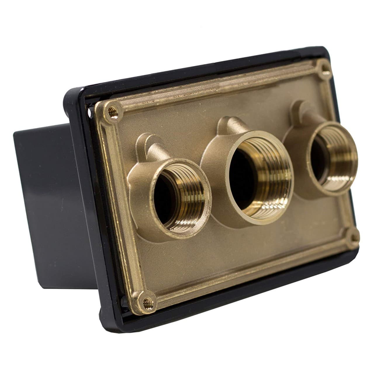 Junction Boxes - Junction Box Brass Base w/ Polycarbonate Cover - (3) - 1/2 in. ports
