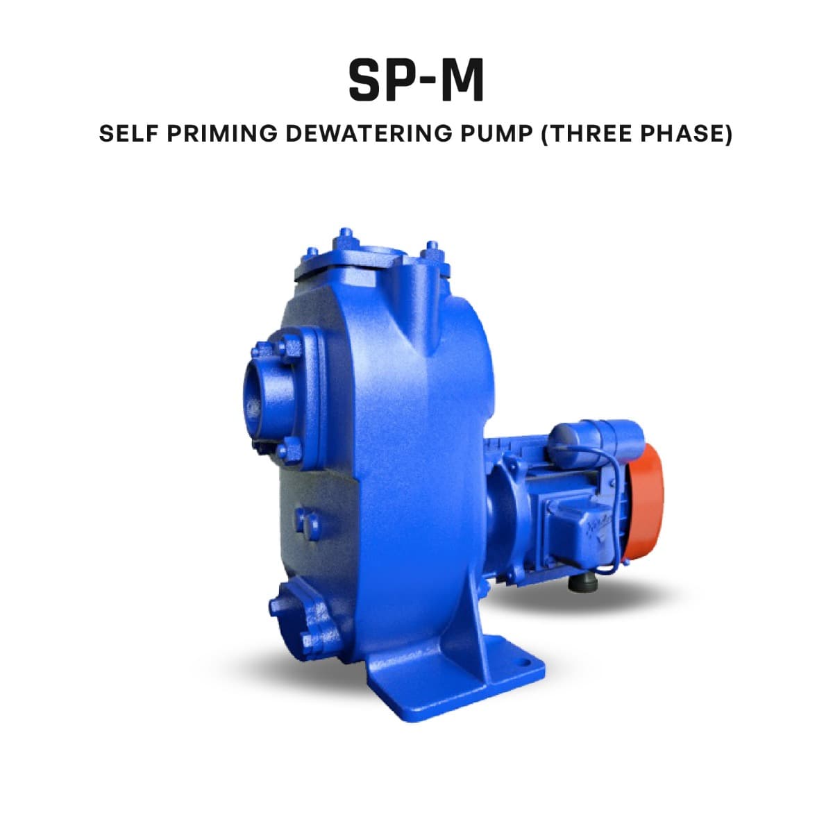 Dewatering Pump (Self-priming), SP3L++M, 5 HP, Three Phase, 415 Volts, Size 80mm X 80mm