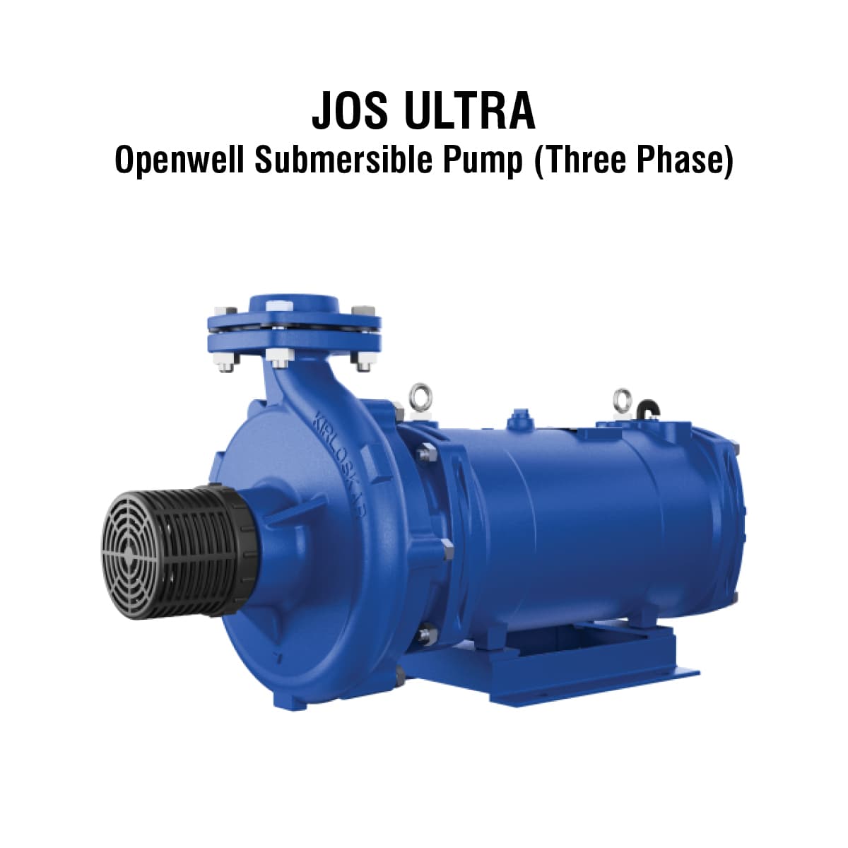 Horizontal Openwell Submersible Pump, JOS ULTRA-1045, 10 HP, Three Phase, 380 Volts, Size 80mm X