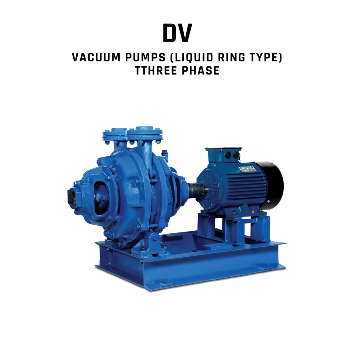 Vacuum Pump, DV-40 CS, 5 HP, Three Phase, 415 Volts, Size 40mm X 40mm