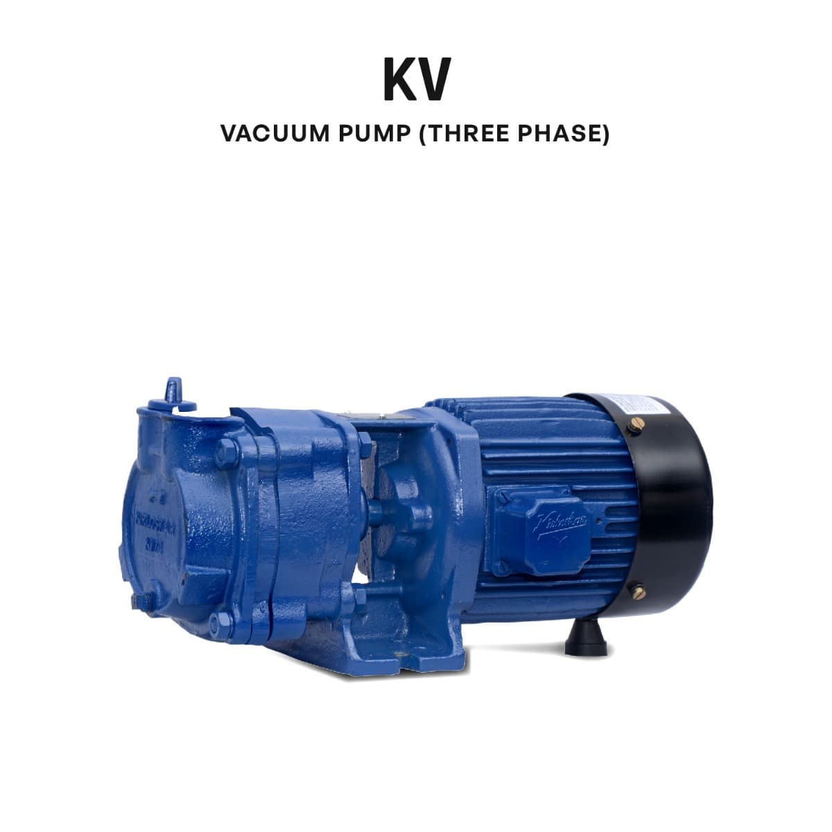 Vacuum Pump, KV-20, 1 HP, Three Phase, 415 Volts, Size 20mm X 20mm