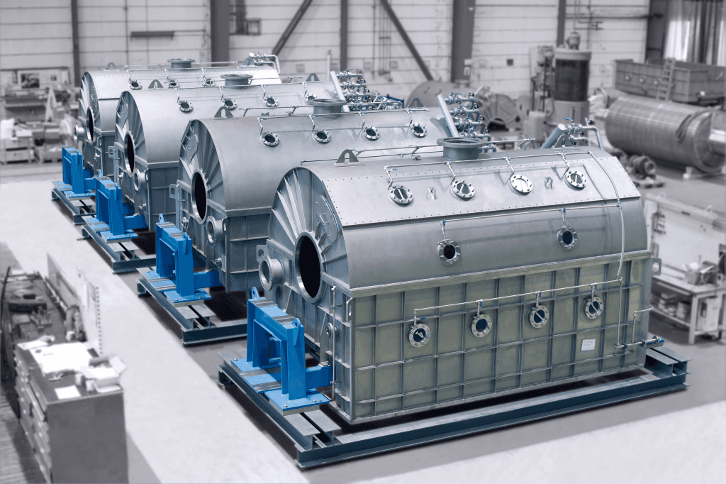 Vacuum and pressure drum filters, YU and PYU