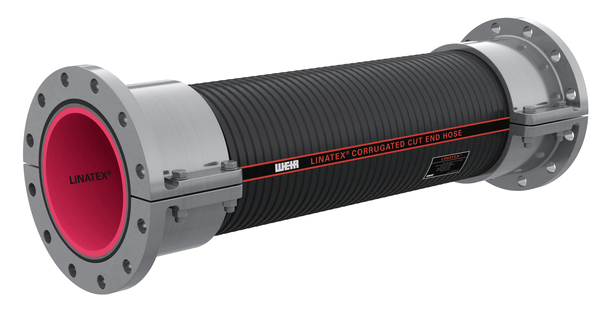 Linatex® Cut-End Hoses and Couplings