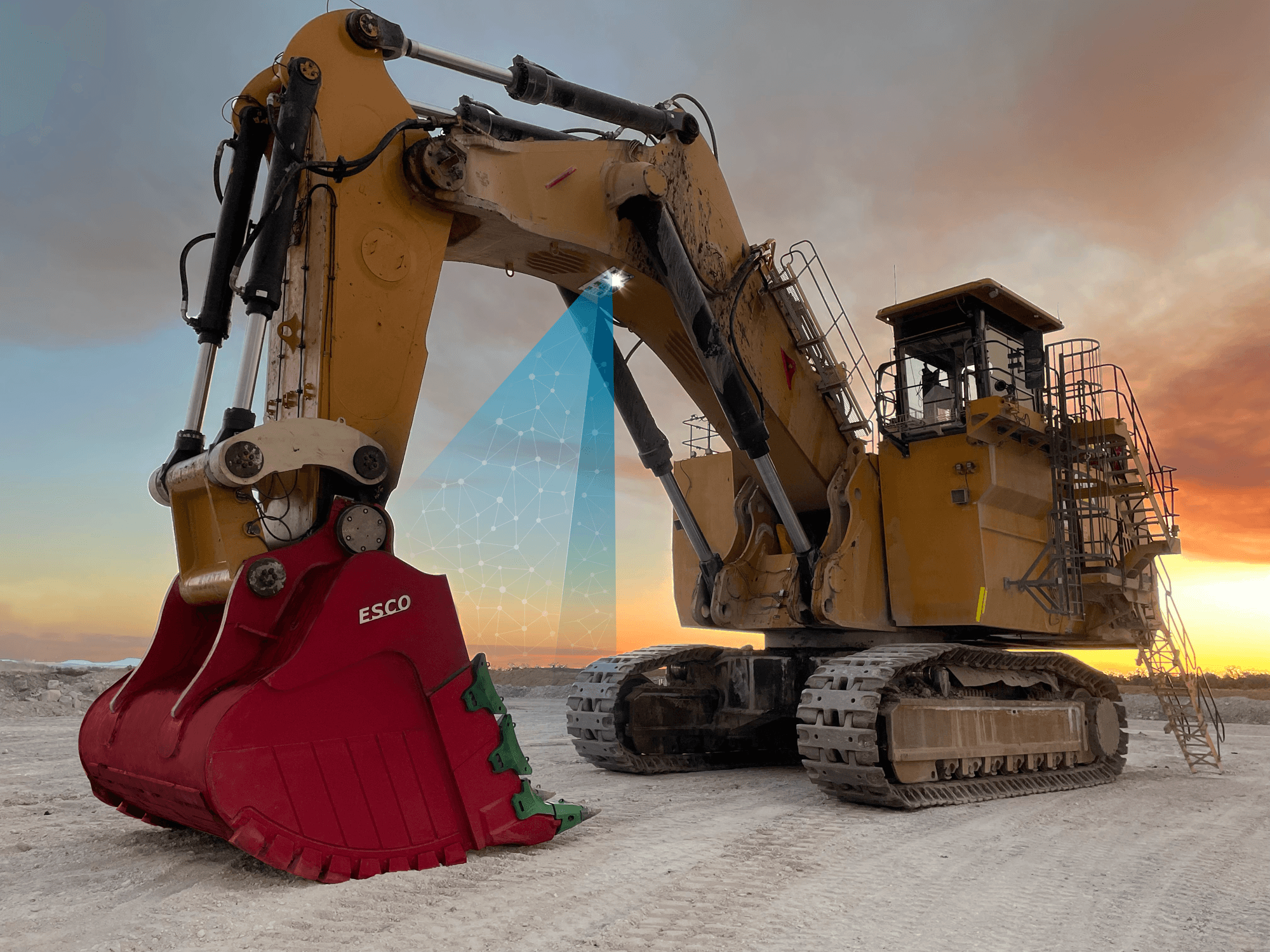 ESCO® mining excavator buckets and MOTION METRICS™ ShovelMetrics™ Gen3