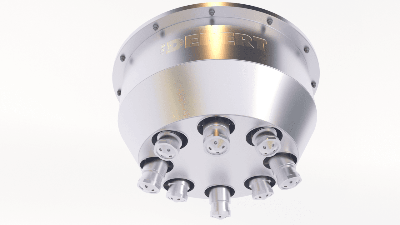 Air assisted pressure nozzle (AAPN)