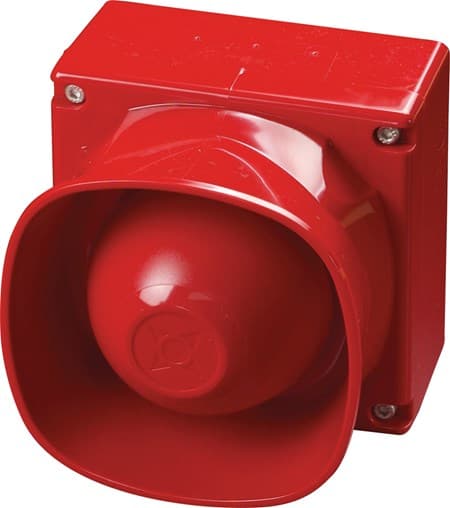 XP95 Open-Area Multi-Tone Sounder – Outdoor – Red Body