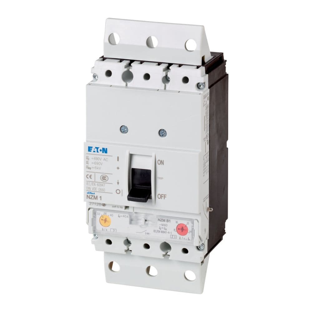 Eaton Moeller series NZM molded case circuit breaker thermo-magnetic