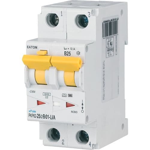 Eaton Moeller series xPole - PKP62/M2 RCBO - residual-current circuit breaker with overcurrent prote