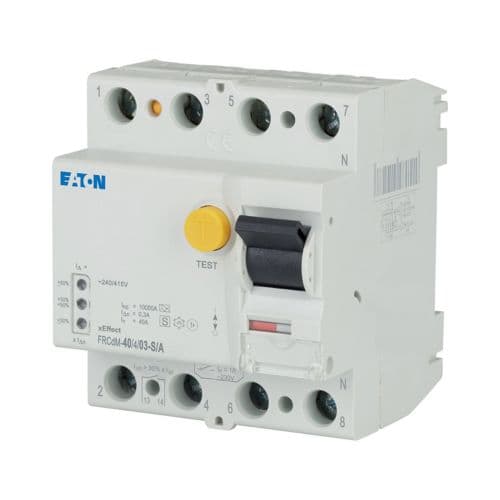 Eaton Moeller series xEffect - FRCdM Type AC, A, U, R RCCB