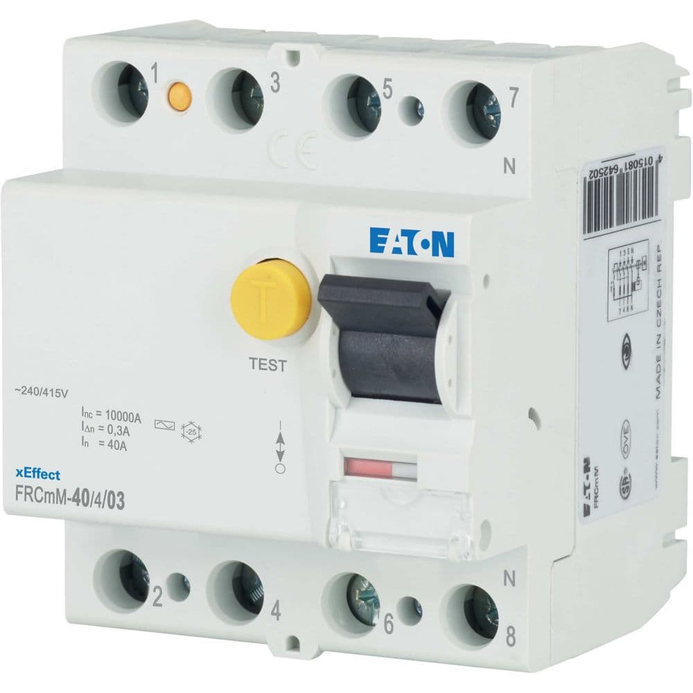 Eaton Moeller series xEffect - FRCmM Type AC, A, U, R RCCB